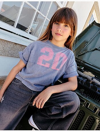 Camiseta estampada, MO Fashion