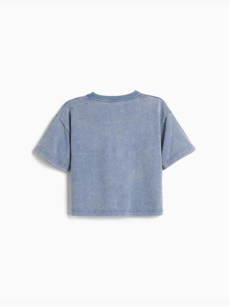 Camiseta estampada, MO Fashion Azul - Kiabi