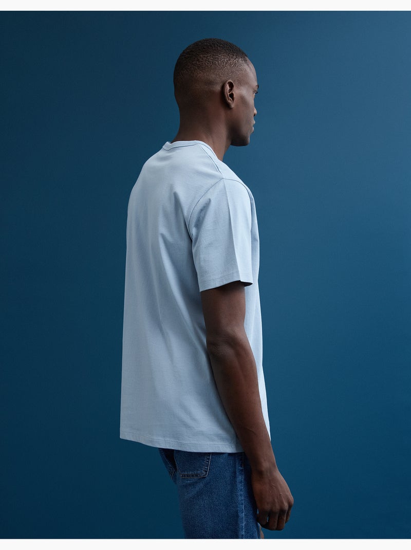 Camiseta estampada, MO Fashion Azul - Kiabi