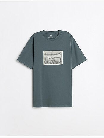 Camiseta estampada, MO Fashion