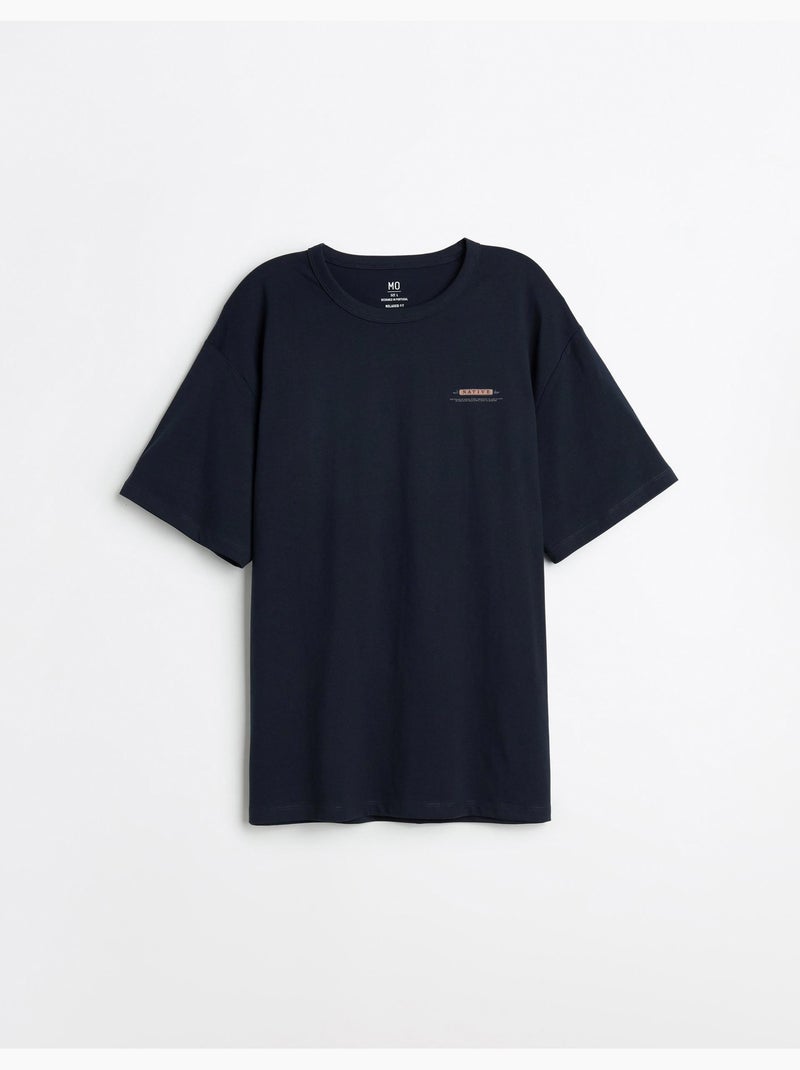 Camiseta estampada, MO Fashion Azul - Kiabi