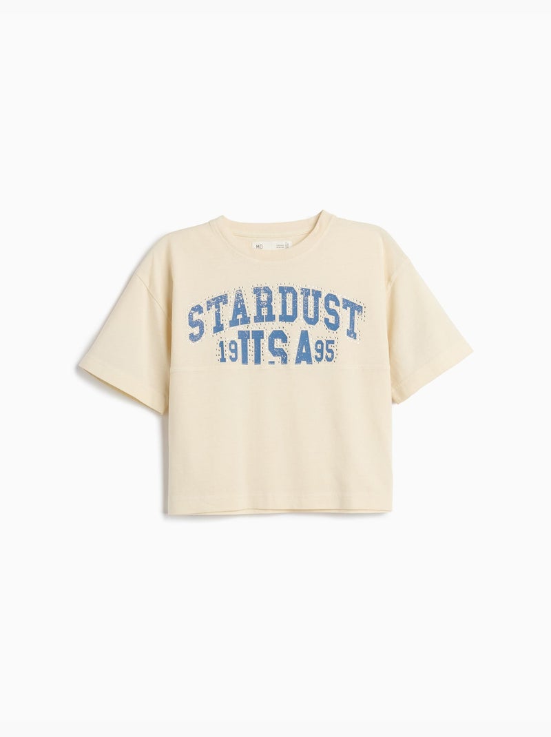 Camiseta estampada, MO Fashion Blanco - Kiabi