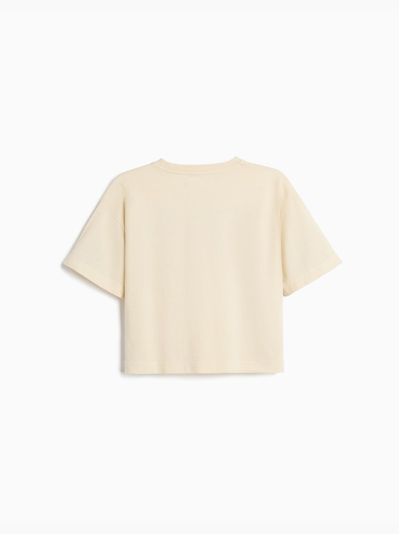 Camiseta estampada, MO Fashion Blanco - Kiabi