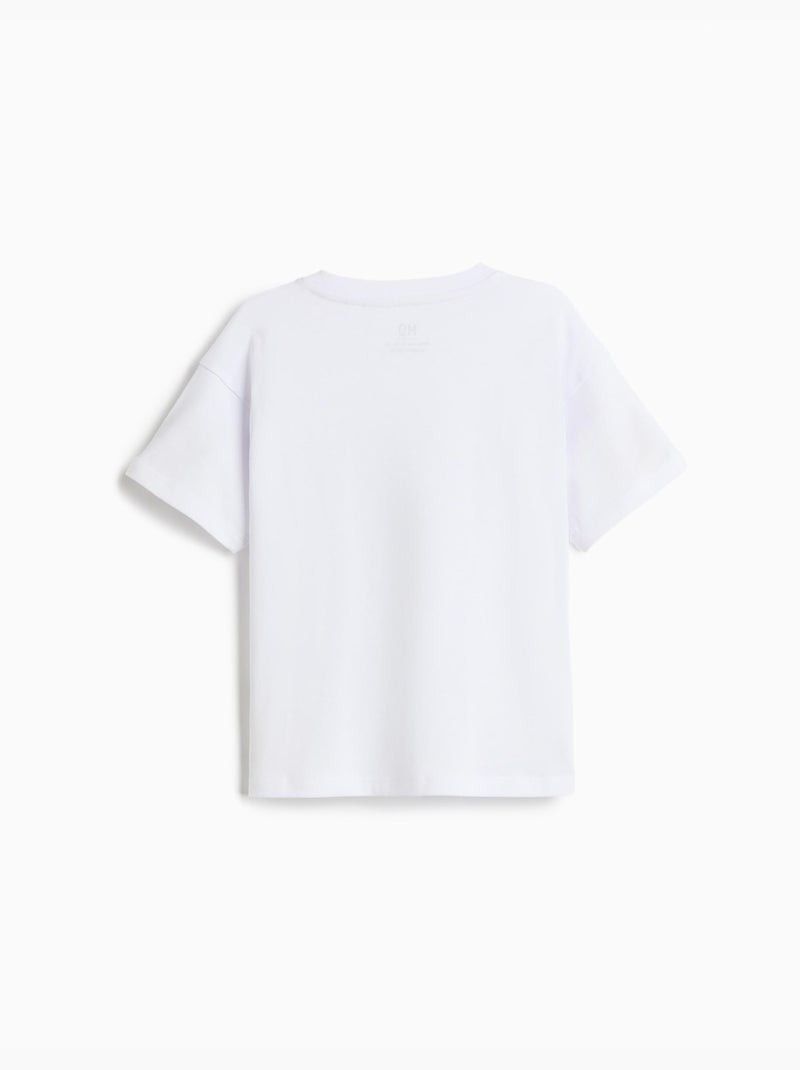 Camiseta estampada, MO Fashion Blanco - Kiabi