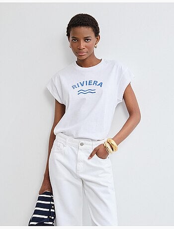Camiseta estampada, MO Fashion