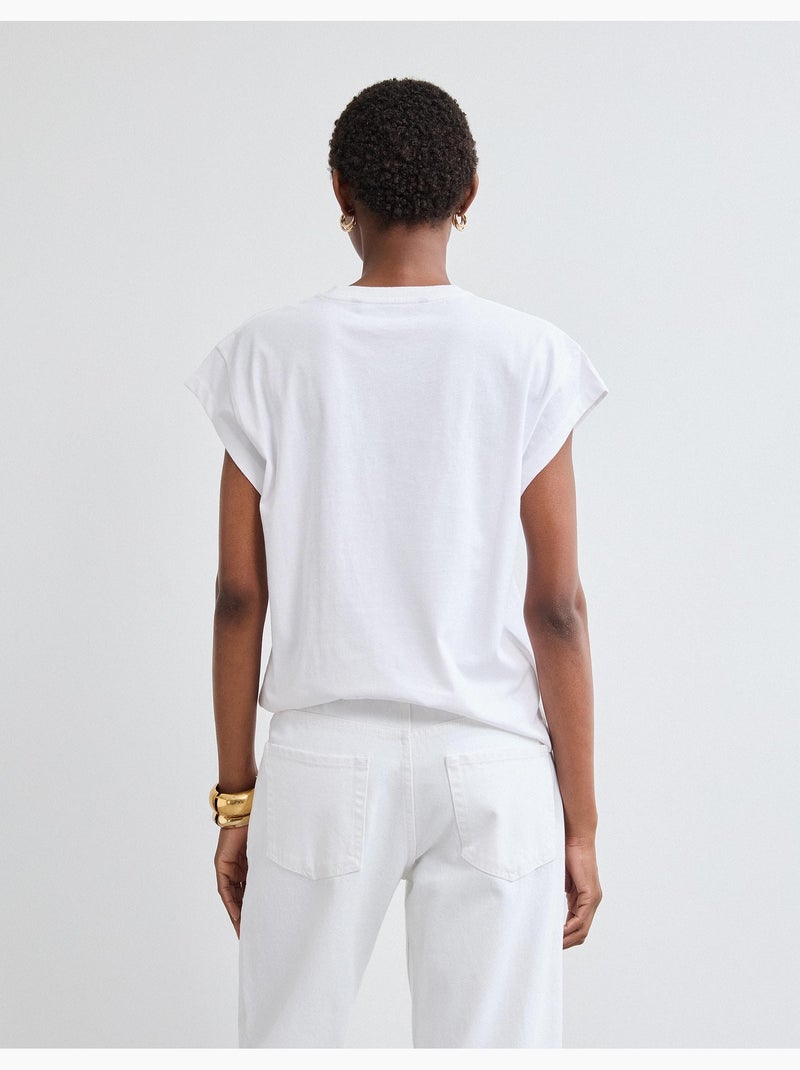 Camiseta estampada, MO Fashion Blanco - Kiabi