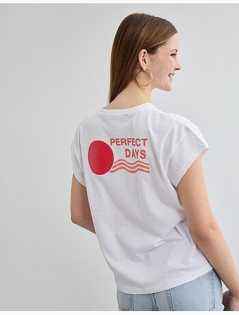 Camiseta estampada, MO Fashion
