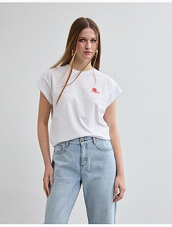 Camiseta estampada, MO Fashion