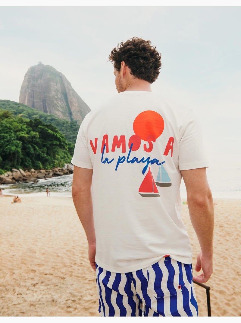 Camiseta estampada, MO Fashion Blanco - Kiabi