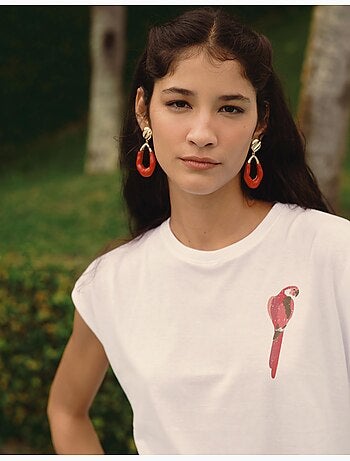 Camiseta estampada, MO Fashion