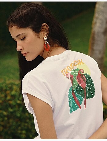 Camiseta estampada, MO Fashion
