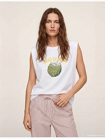 Camiseta estampada, MO Fashion