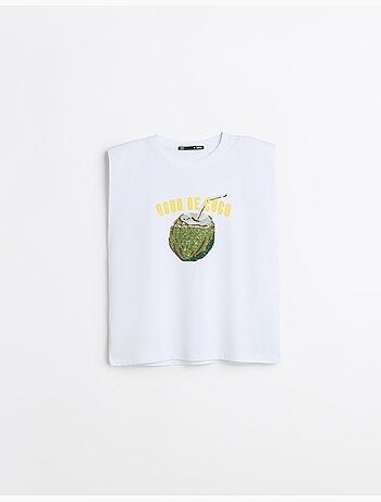 Camiseta estampada, MO Fashion