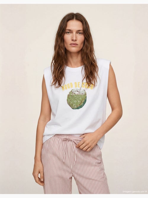 Camiseta estampada, MO Fashion - Kiabi Camiseta estampada, MO Fashion - Kiabi