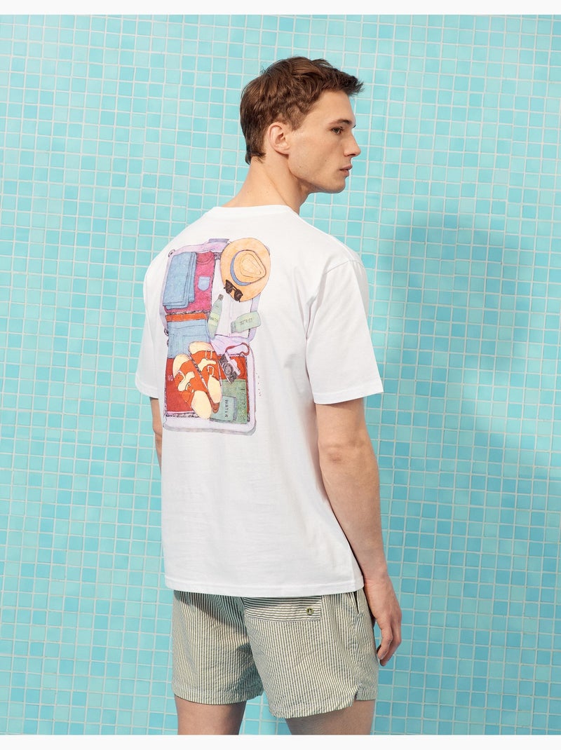 Camiseta estampada, MO Fashion Blanco - Kiabi