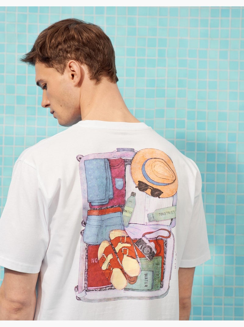 Camiseta estampada, MO Fashion Blanco - Kiabi