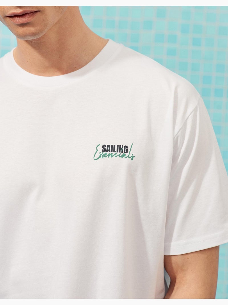 Camiseta estampada, MO Fashion Blanco - Kiabi