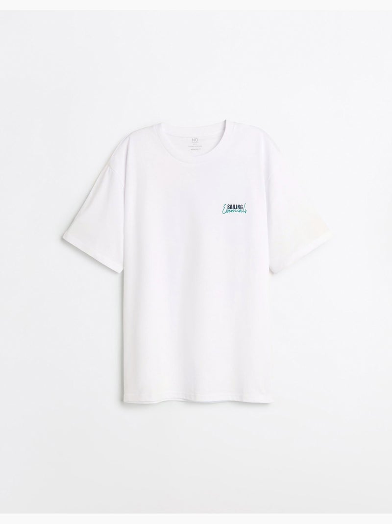 Camiseta estampada, MO Fashion Blanco - Kiabi