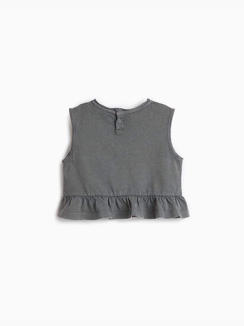Camiseta estampada, MO Fashion Gris - Kiabi