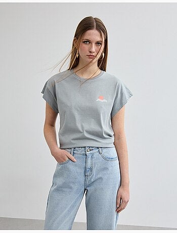 Camiseta estampada, MO Fashion