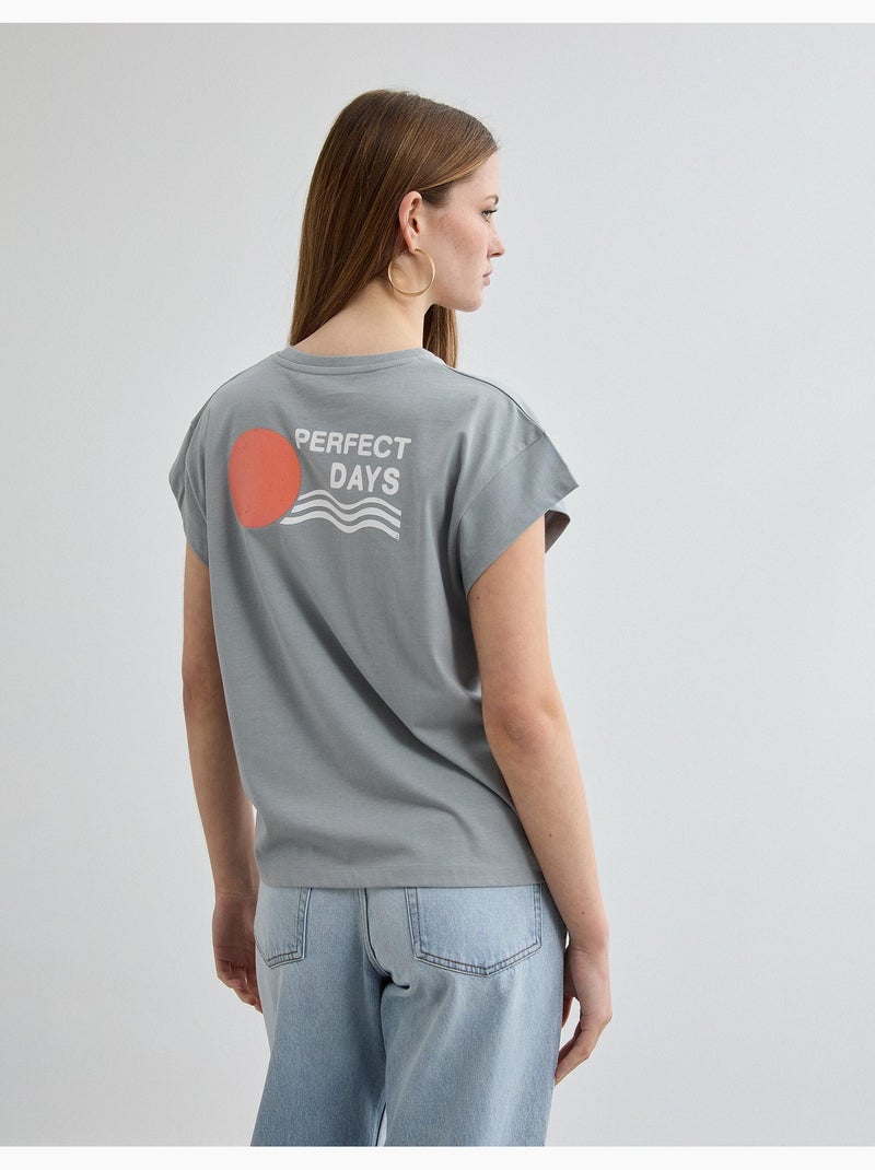 Camiseta estampada, MO Fashion Gris - Kiabi