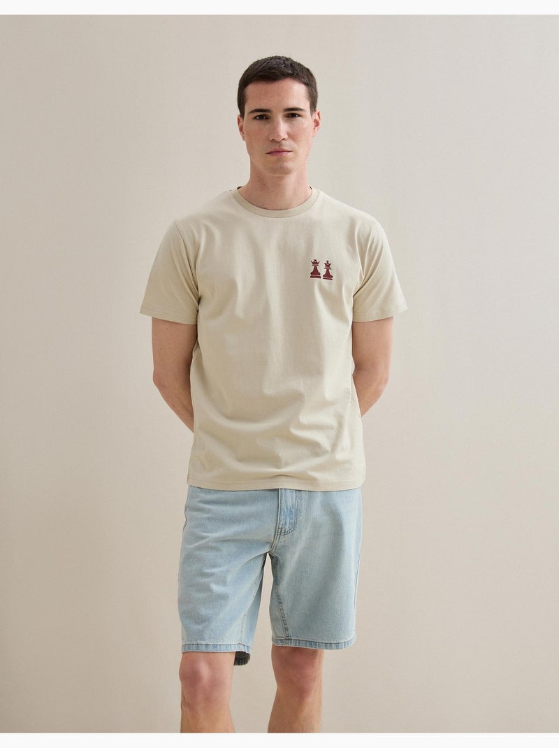 Camiseta estampada, MO Fashion Gris - Kiabi