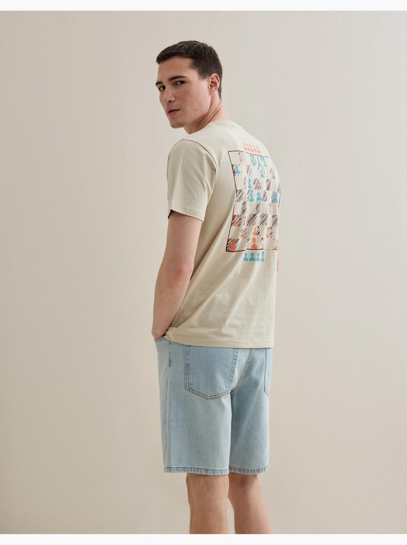 Camiseta estampada, MO Fashion Gris - Kiabi