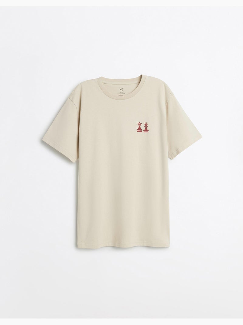 Camiseta estampada, MO Fashion Gris - Kiabi
