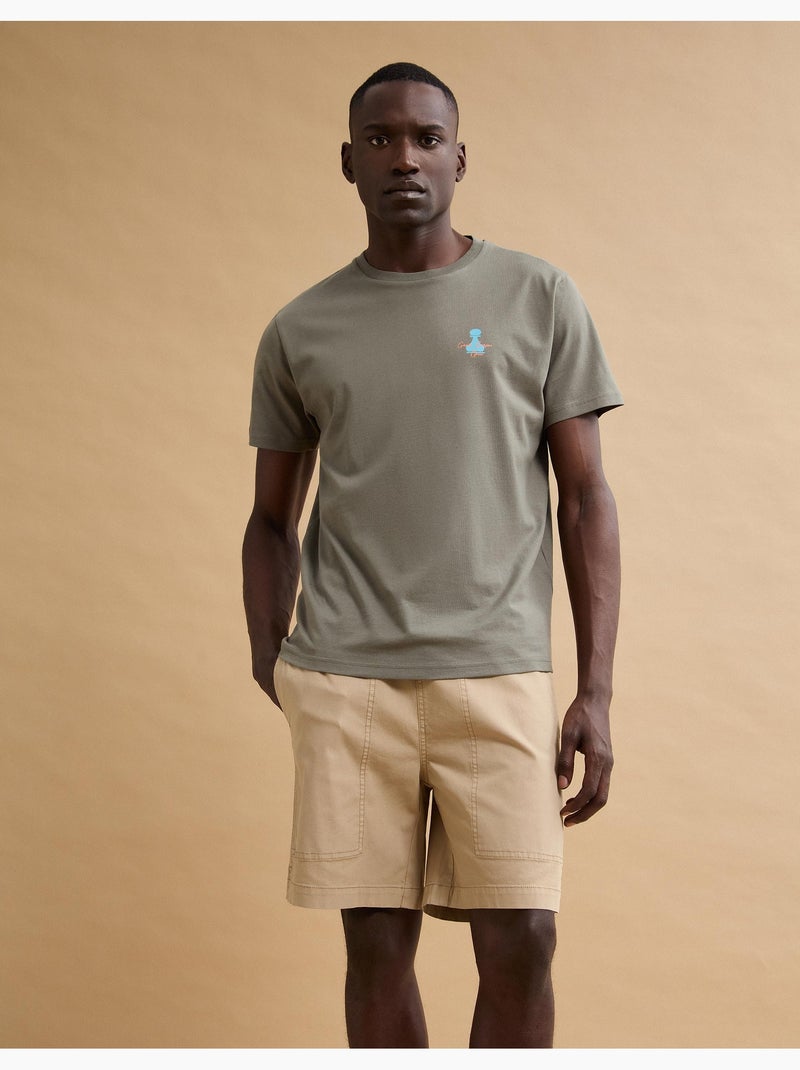 Camiseta estampada, MO Fashion Gris - Kiabi