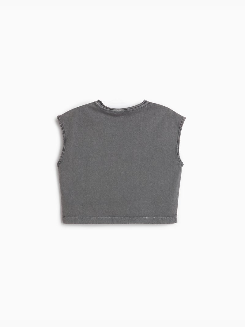 Camiseta estampada, MO Fashion Gris - Kiabi