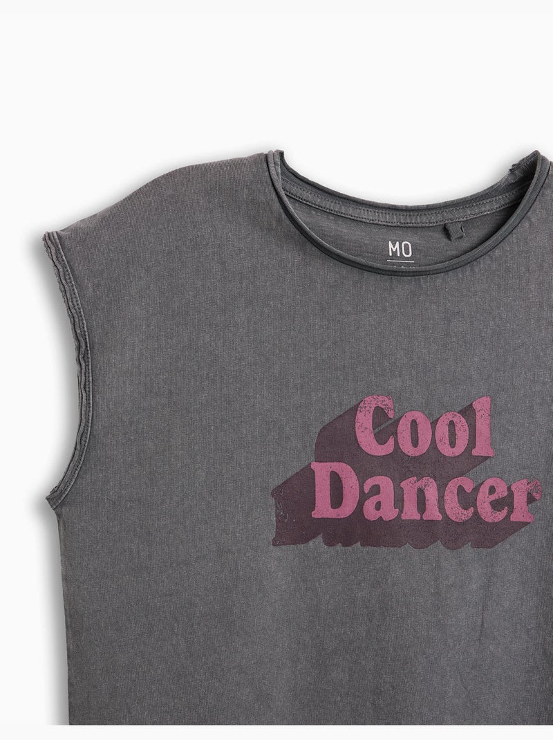 Camiseta estampada, MO Fashion Gris - Kiabi