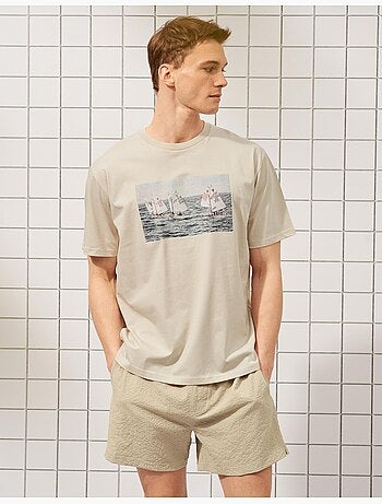 Camiseta estampada, MO Fashion