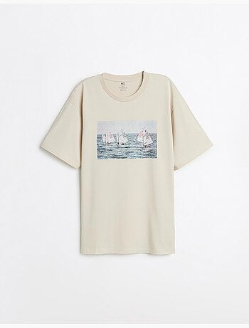 Camiseta estampada, MO Fashion