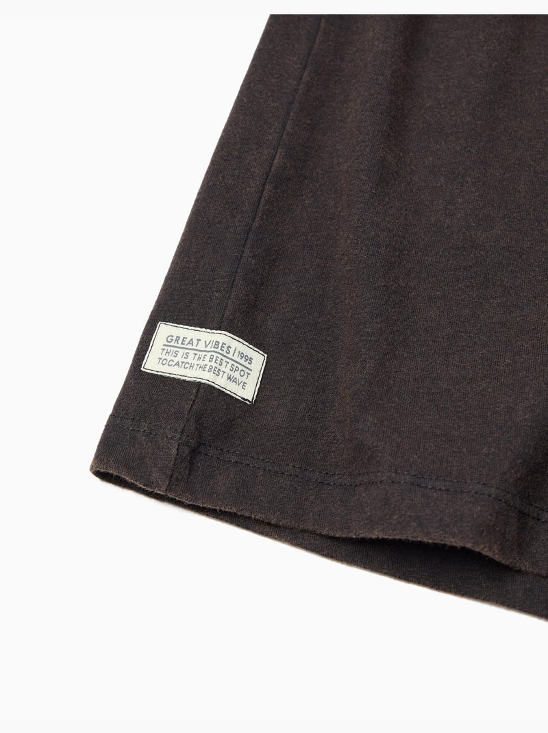 Camiseta estampada, MO Fashion Negro - Kiabi
