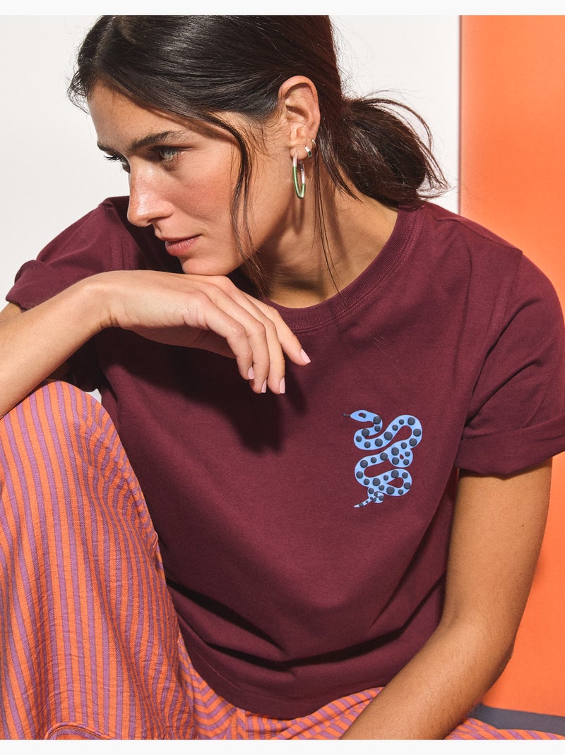 Camiseta estampada, MO Fashion Rojo - Kiabi