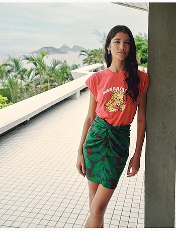 Camiseta estampada, MO Fashion