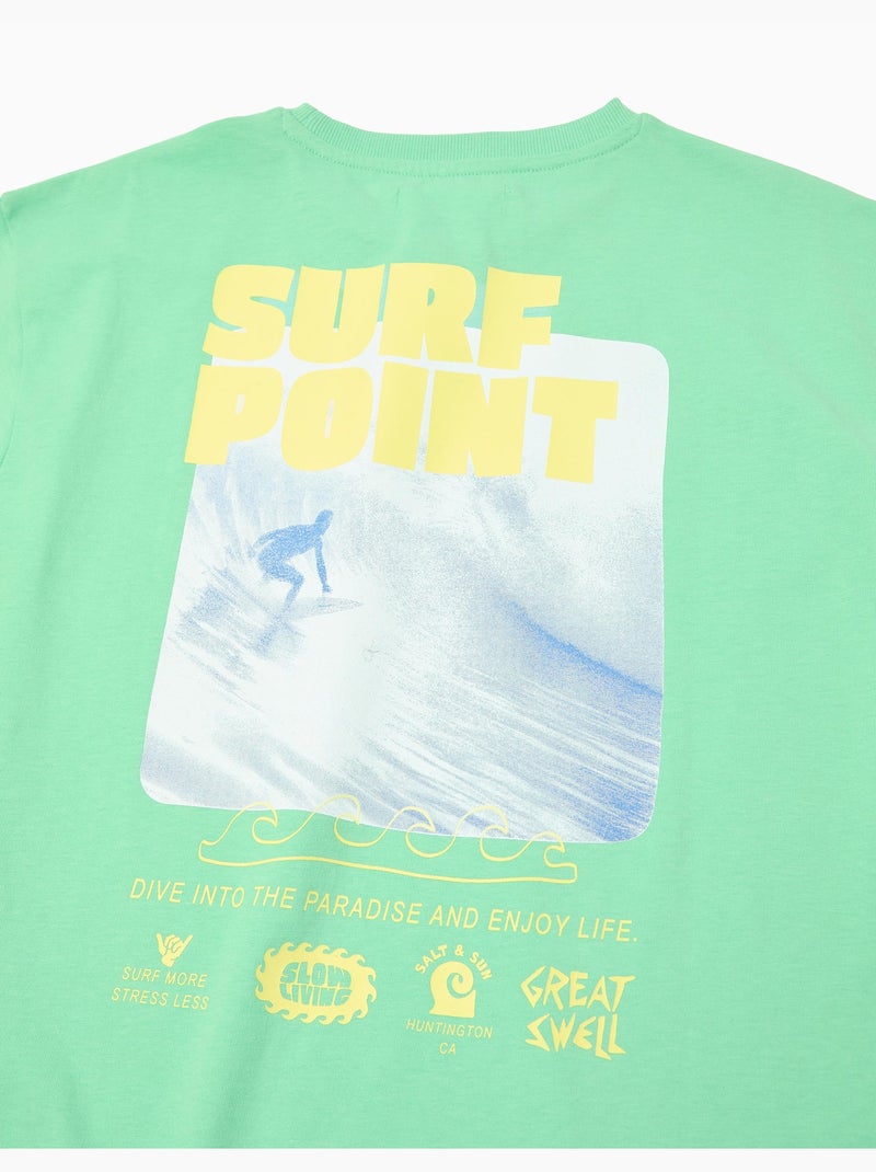 Camiseta estampada, MO Fashion Verde - Kiabi