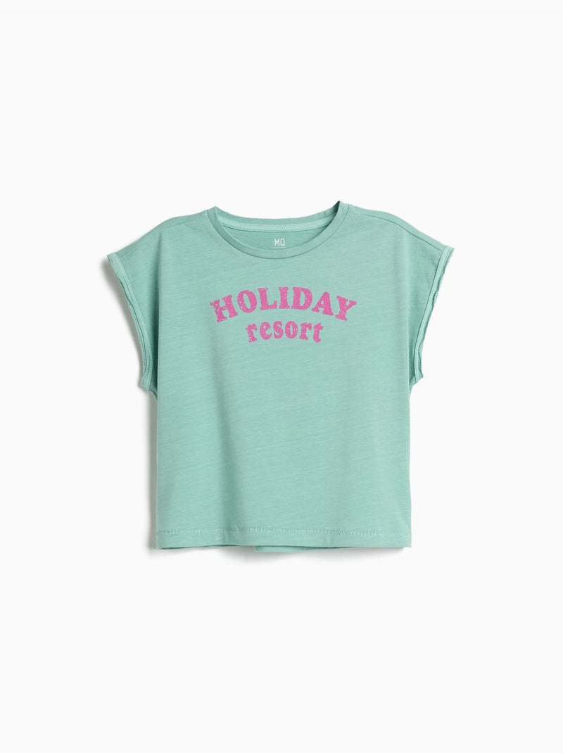 Camiseta estampada, MO Fashion Verde - Kiabi
