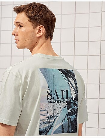 Camiseta estampada, MO Fashion
