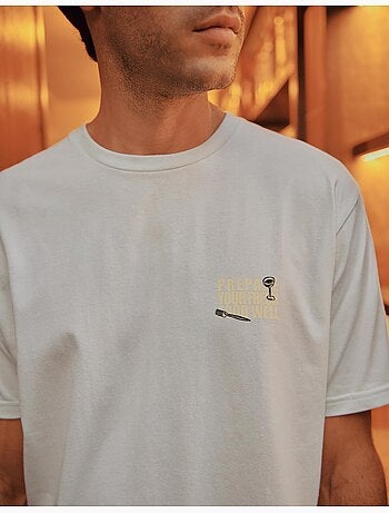 Camiseta estampada, MO Fashion