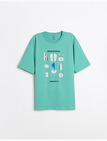 Camiseta estampada, MO Fashion