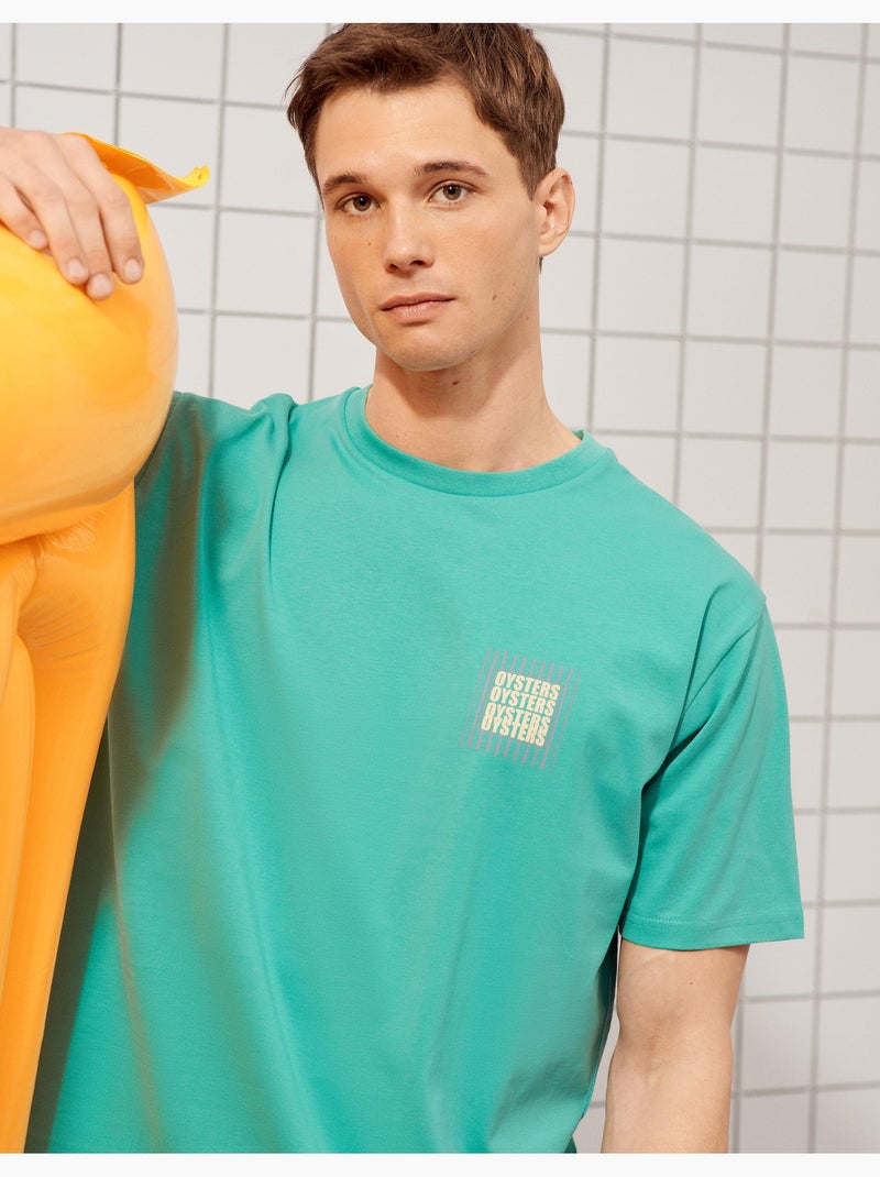 Camiseta estampada, MO Fashion Verde - Kiabi
