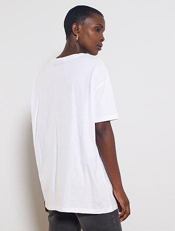 Camiseta estampada 'mujer cinta wax' - Kiabi