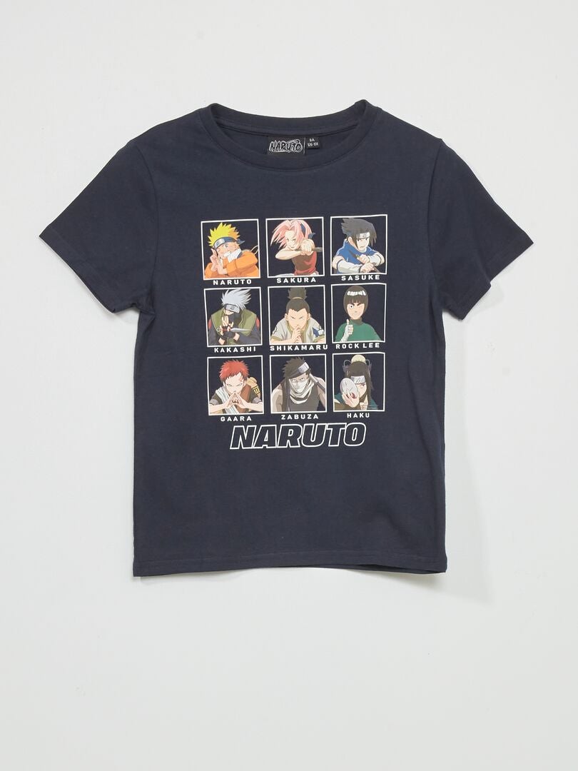 Camiseta estampada 'Naruto' azul - Kiabi