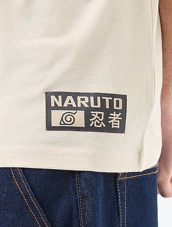 Camiseta estampada 'Naruto' de algodón liso