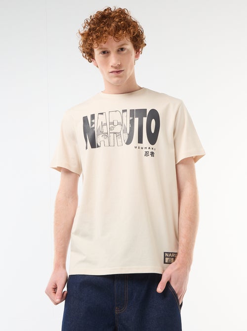 Camiseta estampada 'Naruto' de algodón liso - Kiabi
