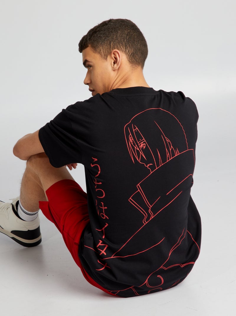 Camiseta estampada 'Naruto' negro - Kiabi