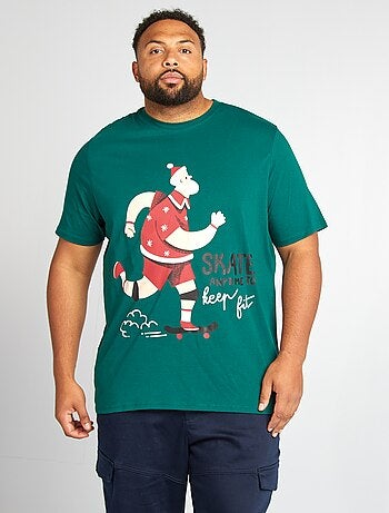 Camiseta estampada 'Navidad'