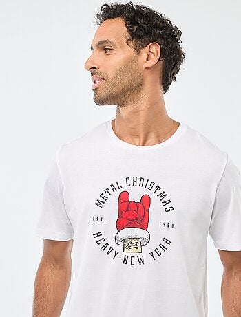 Camiseta estampada 'Navidad'