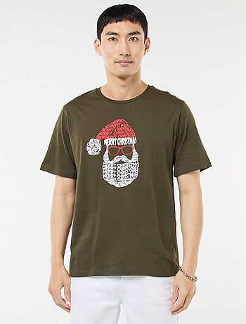 Camiseta estampada 'Navidad'
